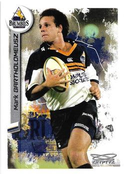 2003 Kryptyx The Defenders Australian Rugby Union #28 Mark Bartholomeusz Front